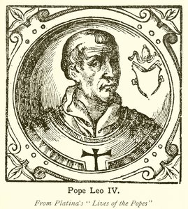 Papst Leo IV. von English School