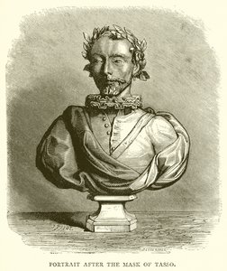 Porträt nach der Maske von Tasso