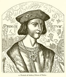 Porträt von Arthur, Prinz von Wales