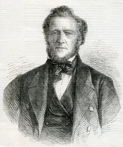 Porträt von Brigham Young, 1861 von English School
