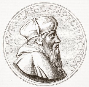 Porträt von Kardinal Campeggio, Illustration aus Die Geschichte des Protestantismus von James Aitken Wylie, veröffentlicht 1878