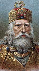 Porträt von Karl dem Großen (742-814), König der Franken - Aus der Serie „Leaders of Men“