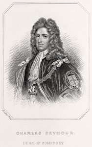 Porträt von Charles Seymour, Herzog von Somerset von English School