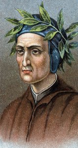 Porträt von Dante Alighieri (1265-1321), italienischer Dichter - Aus der Serie „Leaders of Men“