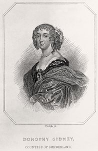 Porträt von Dorothy Sidney, Gräfin von Sunderland, 1835