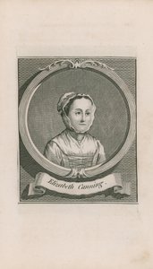 Porträt von Elizabeth Canning von English School