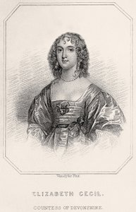 Porträt von Elizabeth Cecil, Gräfin von Devonshire von English School