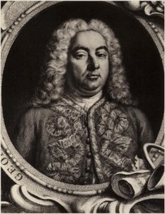 Porträt von Georg Friedrich Händel von English School