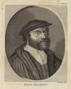 Porträt von Hans Holbein dem Jüngeren von English School