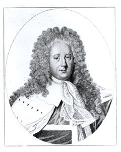 Porträt von Henry St. John (1678-1751), 1. Viscount Bolingbroke von English School