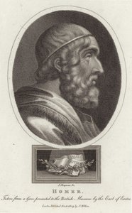 Porträt von Homer von English School