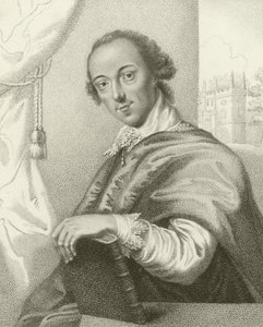 Porträt von Horace Walpole von English School