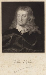 Porträt von John Milton von English School