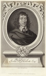 Porträt von John Rushworth von English School