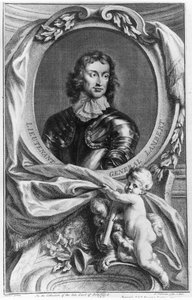 Porträt von Generalleutnant John Lambert (1619-83) graviert von Jacobus Houbraken (1698-1780) von English School