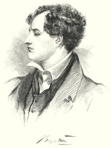 Porträt von Lord Byron von English School