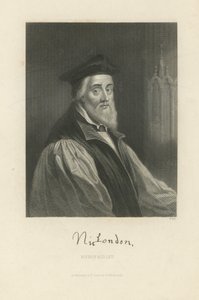 Porträt von Nicholas Ridley von English School