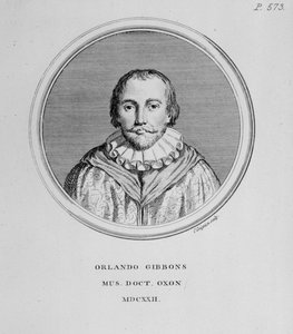 Porträt des britischen Komponisten Orlando Gibbons (1583-1625)