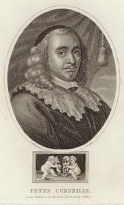 Porträt von Pierre Corneille von English School