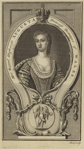 Porträt von Prinzessin Augusta von Sachsen-Gotha-Altenburg