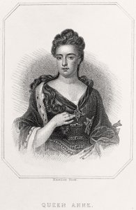 Porträt von Königin Anne, 1835 von English School