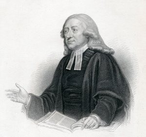 Porträt von Reverend John Wesley A. M., 19. Jahrhundert von English School