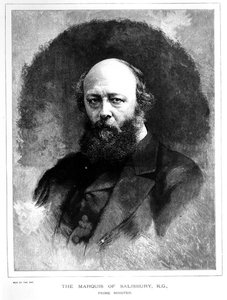 Porträt von Robert Arthur Talbot Gascoyne Cecil (1830-1903), Marquis von Salisbury und Premierminister