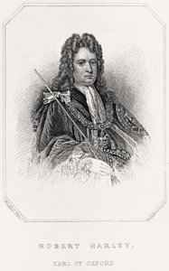 Porträt von Robert Harley, Earl of Oxford von English School