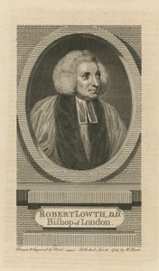 Porträt von Robert Lowth von English School