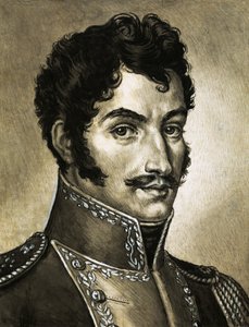 Porträt von Simon Bolivar von English School