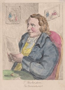 Porträt von Thomas Rowlandson von English School