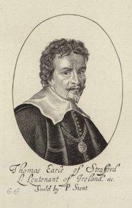Porträt von Thomas Wentworth von English School