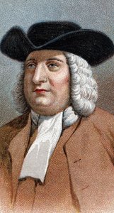 Porträt von William (Guillaume) Penn (1644-1718) - Aus der Serie „Leaders of Men“ - Chromolithographie - Englische Schule, 20. Jahrhundert -