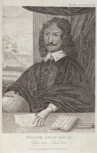 Porträt von William Lilly von English School