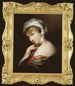 Porträt einer Dame in östlicher Kleidung, ca. 1890 von English School