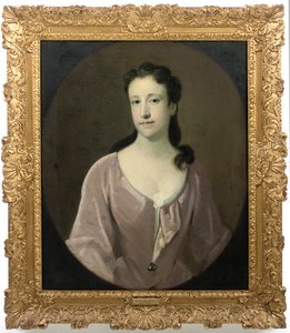 Porträt einer Dame, traditionell identifiziert als Mrs. Dorothy Smith, geb. Barret-Lennard