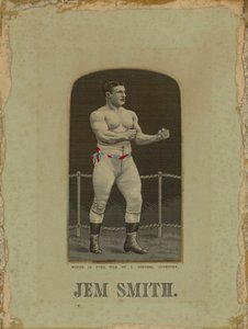 Porträt des Boxers Jem Smith von English School