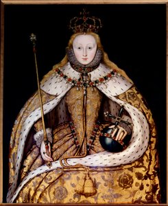 Porträt von Königin Elisabeth I. in Krönungsrobe, ca. 1600