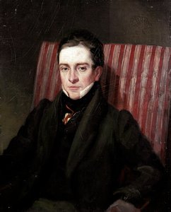 Porträt des englischen Dichters Thomas Hood (1799-1845). Gemälde der englischen Schule des 19. Jahrhunderts. London, National Portrait Gallery von English School