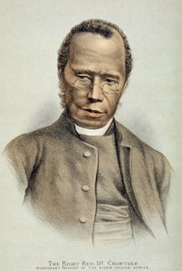 Porträt des hochwürdigen Dr. Samuel Adjai Crowther (ca. 1800-91)