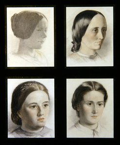 Porträts junger Damen, ca. 1830 von English School