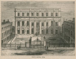 Powis House, London, im Jahr 1714