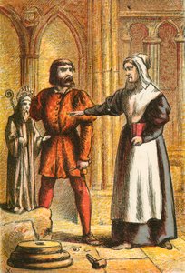 Frau des Priesters und der Steinmetz