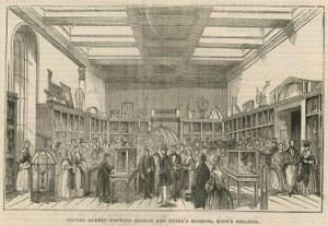 Prinz Albert eröffnet das Museum von George III., Kings College, London