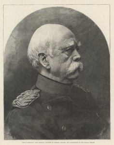 Fürst Bismarck, ehemaliger preußischer Außenminister und Kanzler des Deutschen Reiches von English School