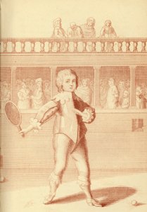 Prinz James, Herzog von York, spielt Tennis von English School
