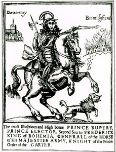 Prinz Rupert zu Pferd von English School