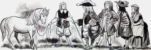 Prinz und Pferd