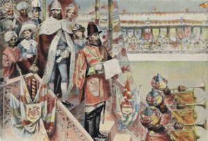 Proklamation von Königin Victoria als Kaiserin von Indien von English School