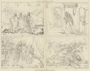 Professor Retzschs Skizzen von Macbeth (Gravur)